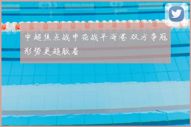 中超焦点战申花战平海港 双方争冠形势更趋胶着